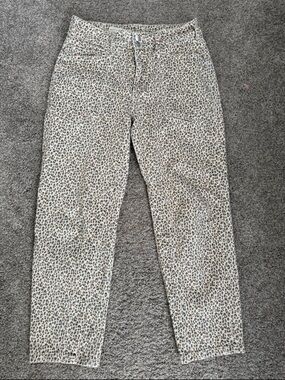 Anthropologie The Wanderer Relaxed Leg Jeans animal print 29